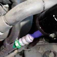 Chỗ rò rỉ sẽ được hiện ra bởi chất phát quang: Chỗ rò rỉ sẽ được hiện ra bởi chất phát quang: